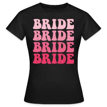 Junggesellin - Frauen T-Shirt - Schwarz - Vorne - AI Model Female 172 dark (172cm)