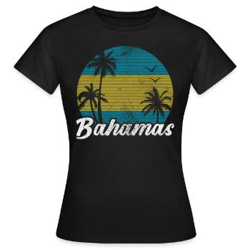 Bahamas - T-shirt Femme - noir - Devant - AI Model Female 172 dark (172cm)