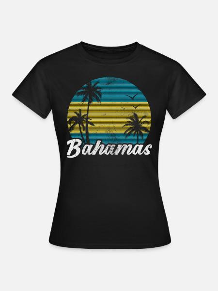 Bahamas - Frauen T-Shirt - Schwarz