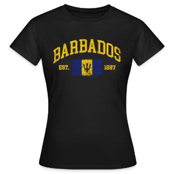 Barbados - Women's T-Shirt - black - Front - AI Model Female 172 dark (172cm)
