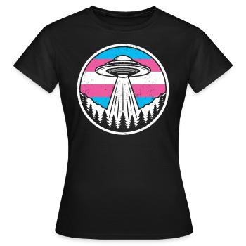 Étranger - T-shirt Femme - noir - Devant - AI Model Female 172 dark (172cm)