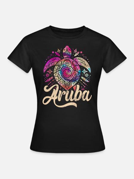 Aruba - Frauen T-Shirt - Schwarz