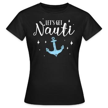 Junggeselle Jungesellenabschied - Frauen T-Shirt - Schwarz - Vorne - AI Model Female 172 dark (172cm)