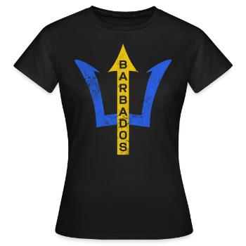 Barbados - Women's T-Shirt - black - Front - AI Model Female 172 dark (172cm)