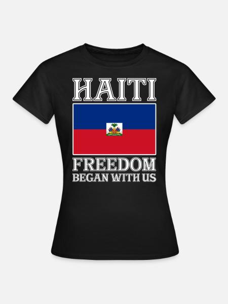 Haiti Haitianer Karibik Urlaub - Frauen T-Shirt - Schwarz
