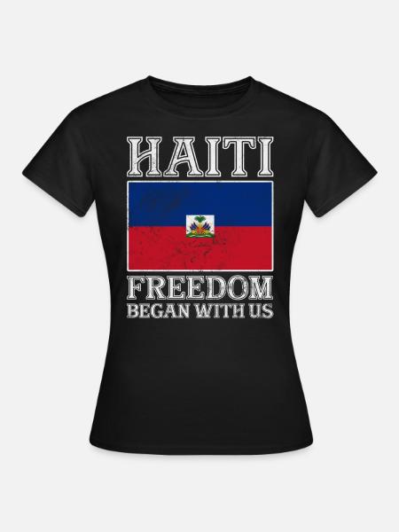 Haiti - Frauen T-Shirt - Schwarz