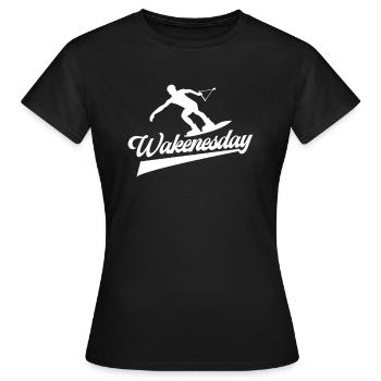 Wakeboard Wakeboarder Wakeboard Cadeau - T-shirt Femme - noir - Devant - AI Model Female 172 dark (172cm)