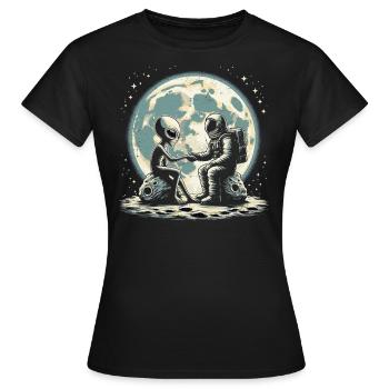 Étranger - T-shirt Femme - noir - Devant - AI Model Female 172 dark (172cm)