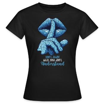 Autismus Awareness Day Autist Geschenk - Frauen T-Shirt - Schwarz - Vorne - AI Model Female 172 dark (172cm)