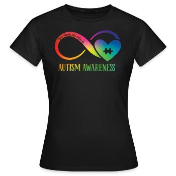 Autismus Awareness Day Autist Geschenk - Frauen T-Shirt - Schwarz - Vorne - AI Model Female 172 dark (172cm)