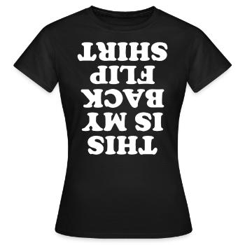 Backflip Salto Acrobaties Parkour Gymnastique Cadeau - T-shirt Femme - noir - Devant - AI Model Female 172 dark (172cm)