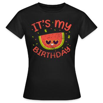 Watermelon - Women's T-Shirt - black - Front - AI Model Female 172 dark (172cm)