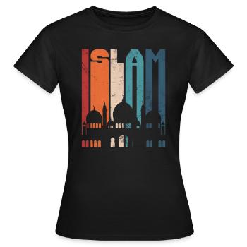 Muslim - Frauen T-Shirt - Schwarz - Vorne - AI Model Female 172 dark (172cm)