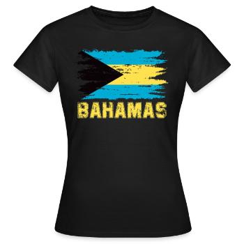 Bahamas Île des Caraïbes Cadeau d’été de l’Atlantique - T-shirt Femme - noir - Devant - AI Model Female 172 dark (172cm)