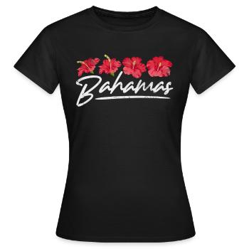 Bahamas - T-shirt Femme - noir - Devant - AI Model Female 172 dark (172cm)