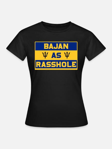 Barbados Karibik Bajan Urlaub Geschenk - Frauen T-Shirt - Schwarz