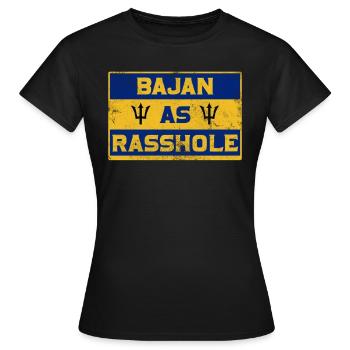 Barbados - Women's T-Shirt - black - Front - AI Model Female 172 dark (172cm)