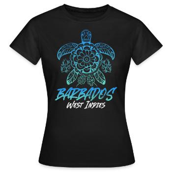 Barbados - Women's T-Shirt - black - Front - AI Model Female 172 dark (172cm)