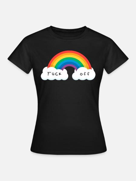 FUCK OFF - Frauen T-Shirt - Schwarz