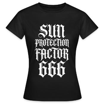 Sortilège de Provocation Gothique - T-shirt Femme - noir - Devant - AI Model Female 172 dark (172cm)