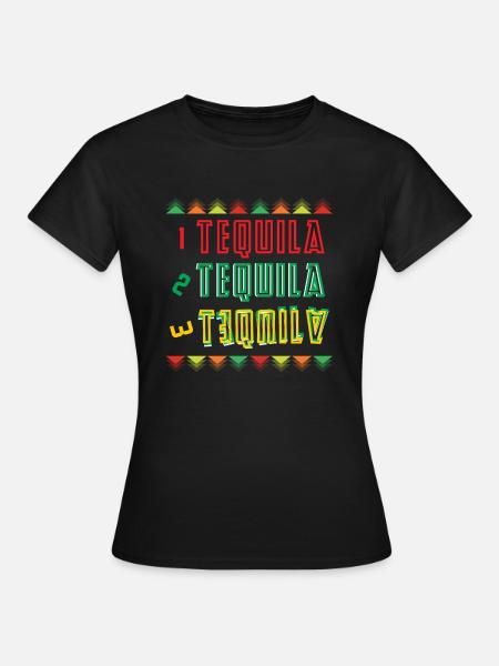 Tequila - Frauen T-Shirt - Schwarz