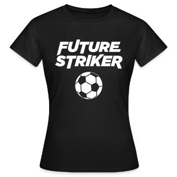 Futur attaquant - T-shirt Femme - noir - Devant - AI Model Female 172 dark (172cm)