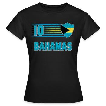 Bahamas - T-shirt Femme - noir - Devant - AI Model Female 172 dark (172cm)