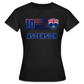 Ascension - T-shirt Femme - noir - Devant - AI Model Female 172 dark (172cm)