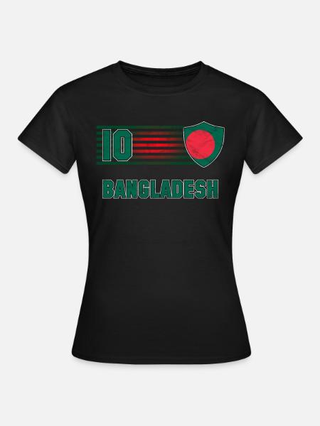 Bangladesch - Frauen T-Shirt - Schwarz