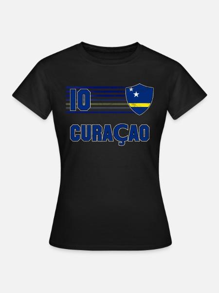 Curaçao - Frauen T-Shirt - Schwarz