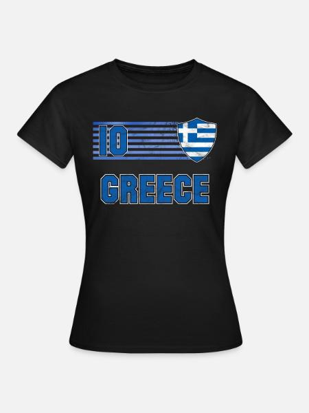 Griechenland - Frauen T-Shirt - Schwarz