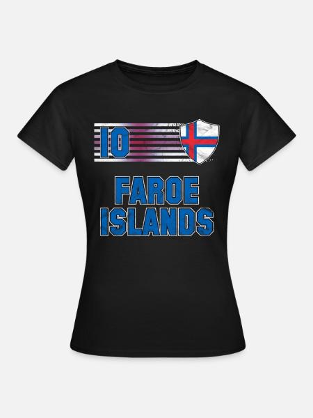 Färöer Inseln - Frauen T-Shirt - Schwarz