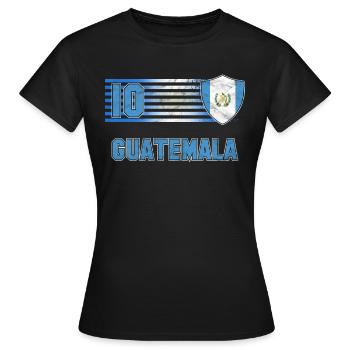 Guatemala - Frauen T-Shirt - Schwarz - Vorne - AI Model Female 172 dark (172cm)
