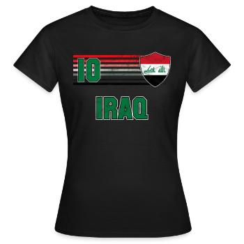 Irak - Frauen T-Shirt - Schwarz - Vorne - AI Model Female 172 dark (172cm)