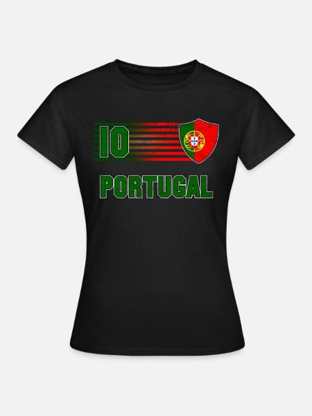 Portugal - Frauen T-Shirt - Schwarz