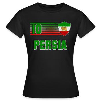 Perse - T-shirt Femme - noir - Devant - AI Model Female 172 dark (172cm)