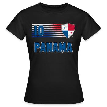 Panama - Frauen T-Shirt - Schwarz - Vorne - AI Model Female 172 dark (172cm)