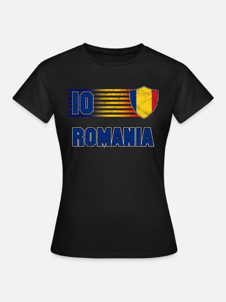 Rumänien - Frauen T-Shirt - Schwarz
