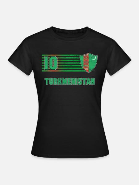 Turkmenistan - Frauen T-Shirt - Schwarz