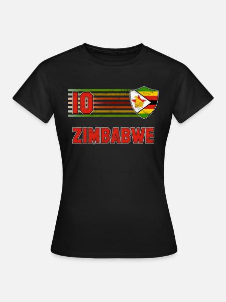 Simbabwe - Frauen T-Shirt - Schwarz