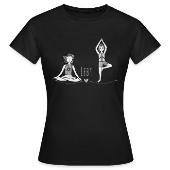 Die Hüterin der Kinder- Bewegung - Frauen T-Shirt - Schwarz - Vorne - AI Model Female 172 dark (172cm)