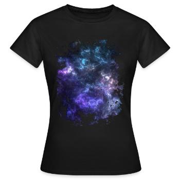 Univers - T-shirt Femme - noir - Devant - AI Model Female 172 dark (172cm)