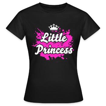 Kleine Prinzessin Geschenk - Frauen T-Shirt - Schwarz - Vorne - AI Model Female 172 dark (172cm)