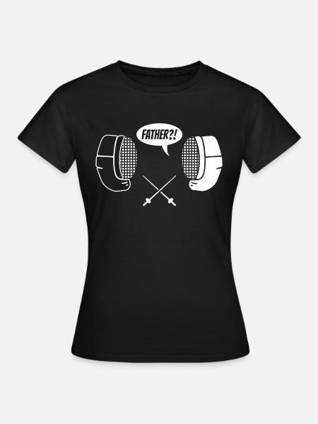 Fechten Fencing Fechtsport Fencer Fechter - Frauen T-Shirt - Schwarz