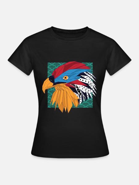 Globaler Nomadenadler - Frauen T-Shirt - Schwarz