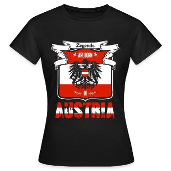 Österreich Steiermark - Frauen T-Shirt - Schwarz - Vorne - AI Model Female 172 dark (172cm)