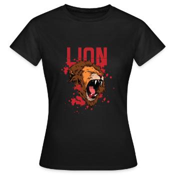 Imprimés animaliers - El Ligro - T-shirt Femme - noir - Devant - AI Model Female 172 dark (172cm)