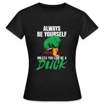 Animal Print - Be yourself! - Women's T-Shirt - black - Front - AI Model Female 172 dark (172cm)