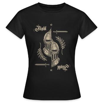 Cadeau du marché du Moyen Age - T-shirt Femme - noir - Devant - AI Model Female 172 dark (172cm)