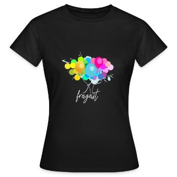 Ballons Hipster - Frauen T-Shirt - Schwarz - Vorne - AI Model Female 172 dark (172cm)